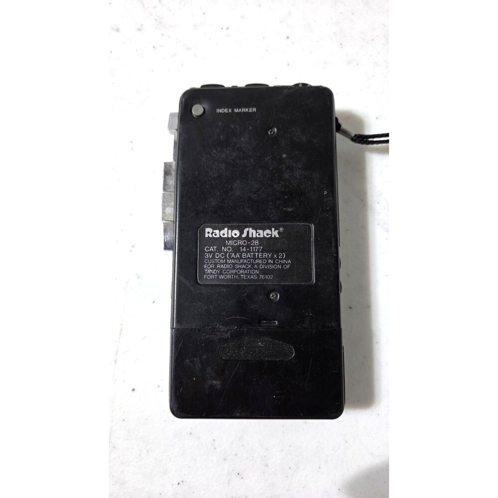 Radio Shack Micro-28 Handheld VOX MicroCassette Tape Recorder Working - Picture 2 of 5